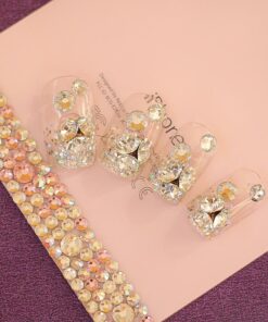 Alternative view of Gummed 24 Pieces French Nail Patch Finished Products