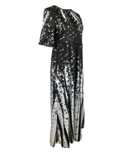 Alternative view of Fashion Print Round Neck Sleeve Print Dress