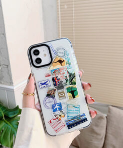 Compatible with Apple, Fashion World Travel Label Phone Cases For iPhone 12