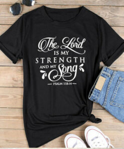 T-Shirt Women Fashion Retro Funny Jesus T-Shirt Faith Slogan Art Top
