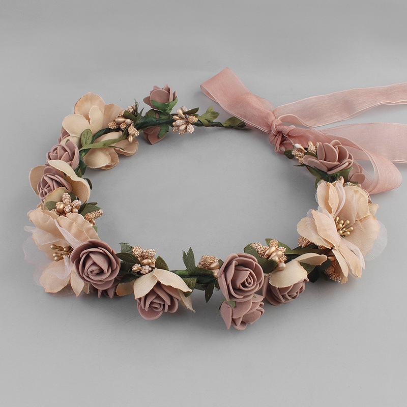 Lace Flower Headband Headband Three Colors Optional Beach Headband Headband - Image 3