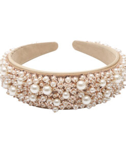 Pearl Headband Headdress Wide Edge Hairband Hairpin