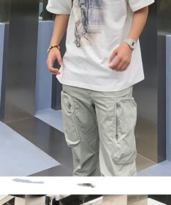 Alternative view of Kaalixto Phantom Short-sleeved T-shirt Mens Tide Ins Trend Cotton Loose Couple Clothes