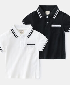 Boys' T-Shirt Summer Polo Shirt