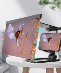 Alternative view of Compatible with Apple, 12 Inch Mobile Phone Screen Amplifier For IPad Movie Folding Shading 3D Screen Mobile Phone Amplifier Magnifier Cellphone Holder