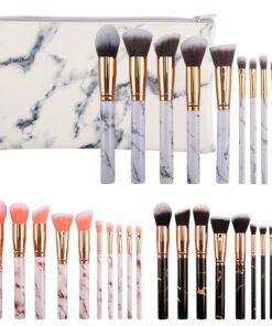 10 marble makeup brush sets, beauty tools, blush, eye shadow, face modification, 5 big 5 small explosions.