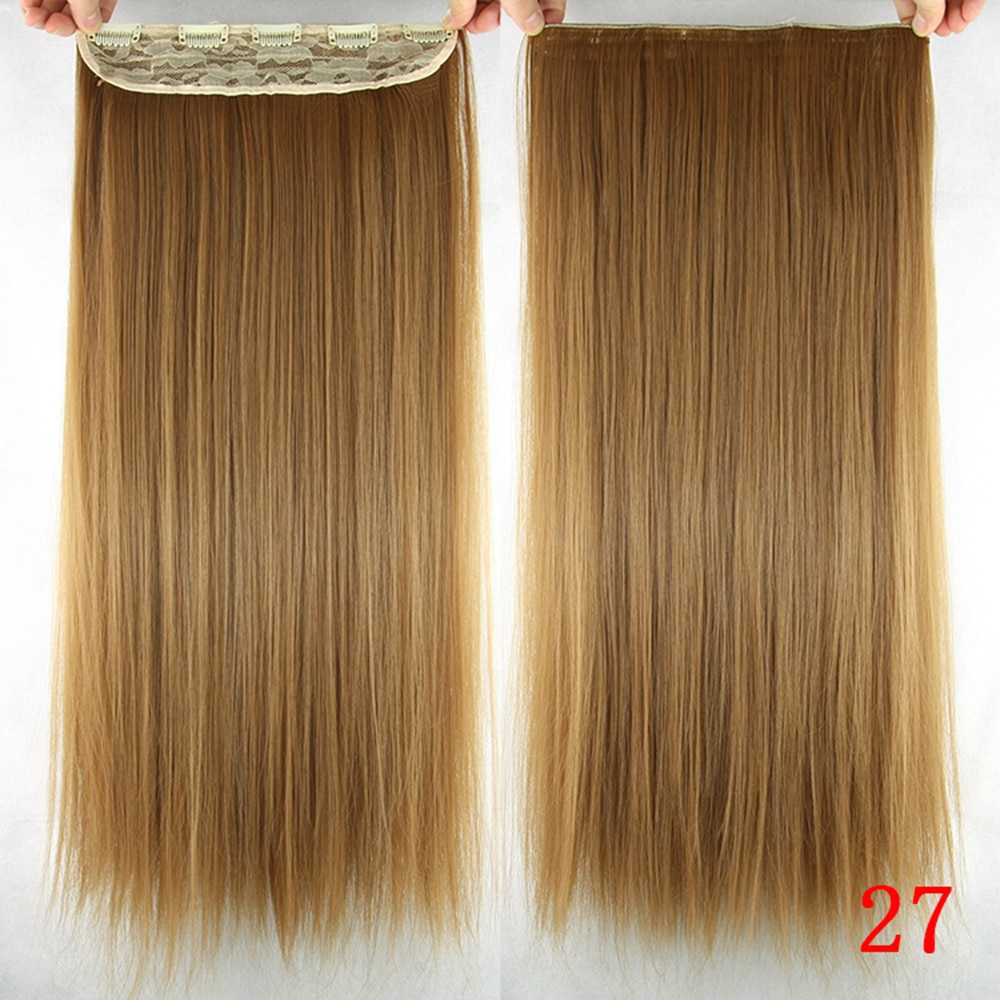 One-piece fake five-clip hair wig - Image 5