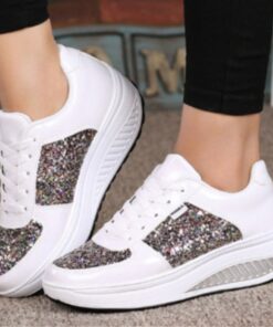 Sequin women's sneakers