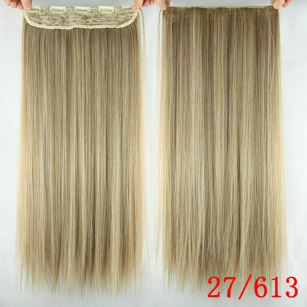 One-piece fake five-clip hair wig - Image 6