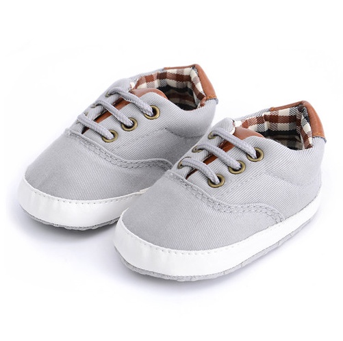 Solid color casual lace soft bottom baby canvas shoes baby shoes toddler shoes - Image 8