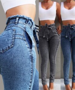 Fringed jeans