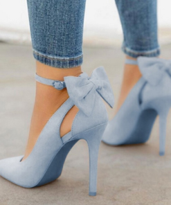 Alternative view of Bow high heels