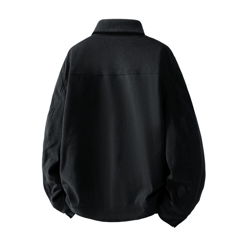 Plus-size Lapel Workwear Men's Casual Jacket - Image 3