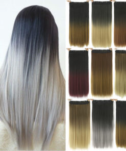 One-piece fake five-clip hair wig
