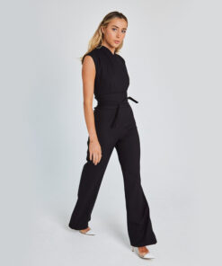 Alternative view of Fashion Elegant Long Sleeveless Jumpsuit Summer V-neck Casual Wide Leg Long Overalls Clothing For Women