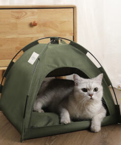 Cat Tent Cooling Mat  Dog House Pet Sofa Camping Dog Bed With Cushion For Dog Kennel Indoor Cat Nest Cat Bed Pets Products