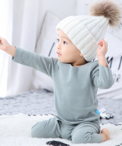 Alternative view of Baby clothes pajamas climbing clothes
