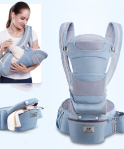 Alternative view of Ergonomic Baby Carrier Infant Baby Hipseat Carrier 3 In 1 Front Facing Ergonomic Kangaroo Baby Wrap Sling