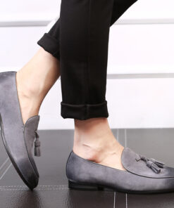 Pea shoes leather shoes for men