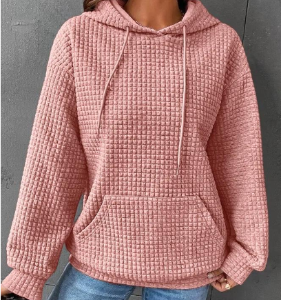 Women's Loose Casual Solid Color Long-sleeved Sweater - Image 6