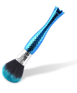 Single makeup brush makeup tool blue