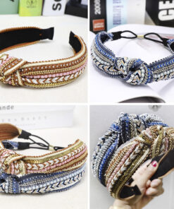 Bohemian braided headband