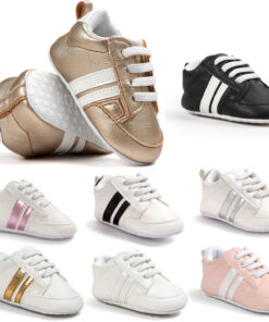 Baby Boy Girl Moccasins Shoes Infant PU Leather Non-slip Soft Newborn Sneakers