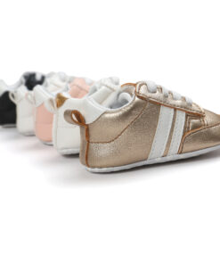 Alternative view of Baby Boy Girl Moccasins Shoes Infant PU Leather Non-slip Soft Newborn Sneakers