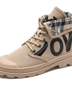 New All-match High-top Girls Canvas Short Boots Women's Shoes