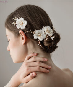 Women's Chiffon Flower Hairpin Suit