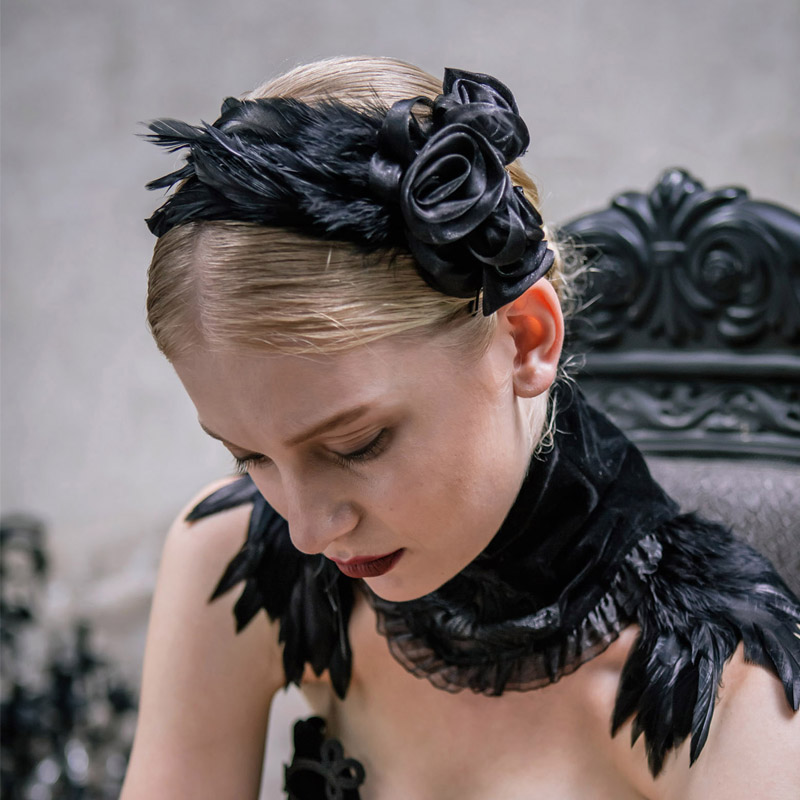 Creative Gothic Women's Flower Hair Clips