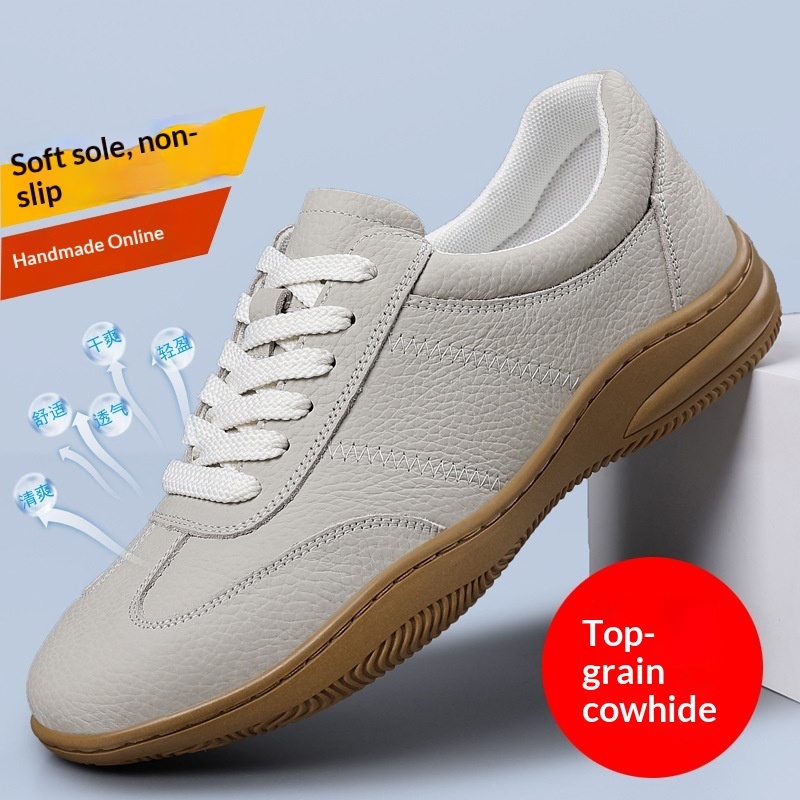 Mens Casual Leather Shoes Breathable Genuine Leather Shoes For Men – Bild 8