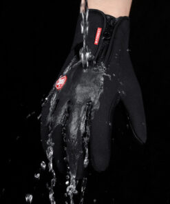 Alternative view of Winter Gloves Touch Screen Riding Motorcycle Sliding Waterproof Sports Gloves With Fleece