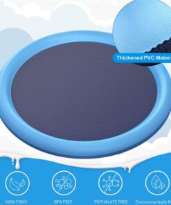 Alternative view of Non-Slip Splash Pad For Kids And Pet Dog Pool Summer Outdoor Water Toys Fun Backyard Fountain Play Mat