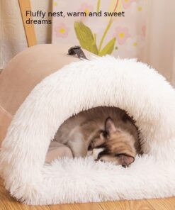 New Splice Portable Pet Nest Portable Autumn And Winter Warm Dog Nest Moisture-proof Long Fur Cat Nest Cross Border Pet Nest