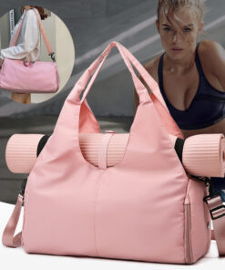 Women Yoga Bag Sports Fitness Dry And Wet Separation Large Capacity Storage Travel Bags Can Carry Yoga Mats