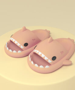 Alternative view of Cartoon Shark Slippers Funny Cutes Soft Slipper Indoor Outdoor  Shoes For Women Men Couples