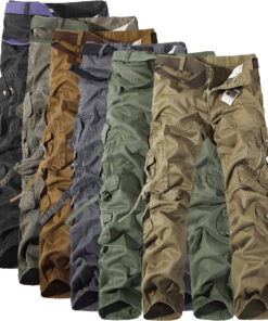 Men's Multi-pocket Cargo Pants Washed Hot Sale Cargo Pants
