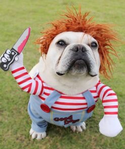 Alternative view of Halloween Pet Costume Pet Dog Funny Clothes Adjustable Dog Cosplay Costume Scary Costume Party Gatherings