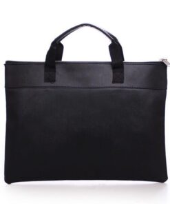 Alternative view of Simple 7 Pairs Of Zipper Portable Briefcase Leather