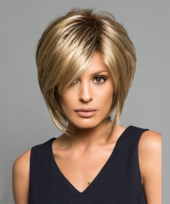 Golden wig headgear
