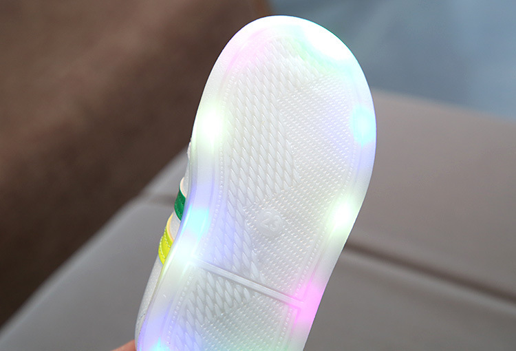 Kimmy White LED Sneakers Shoes - Image 6