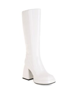 Alternative view of Fashion Waterproof Platform Candy Color High Boots Women