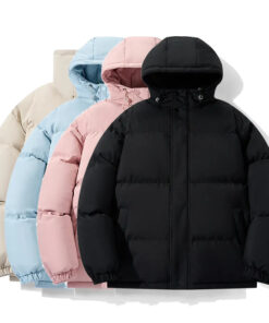 Cotton Loose Thickening Keep Warm Casual Hooded Coat Keep Warm Fall Winter Casual Clothes