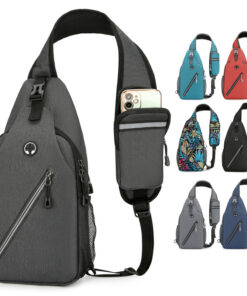 New Multifunctional Men's Shoulder Crossbody Bag Male Hard-Wearing Canvas Shoulder Messenger Bags Chest Bag