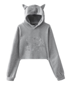 Alternative view of Sweatshirt Women Hoodie Pullover Clothes For Girls Streetwear Spring Long Sleeve Crop Top Hoodies