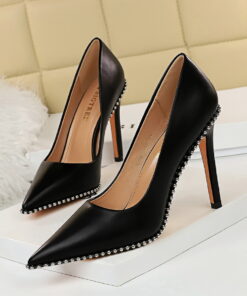 Studded high heels