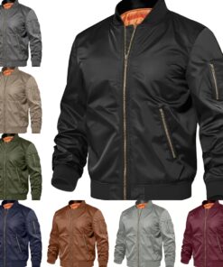 Mens Jacket New Spring Autumn Male Baseball Jackets Pilot Men Outwear Coat Zipper Men's Uniform