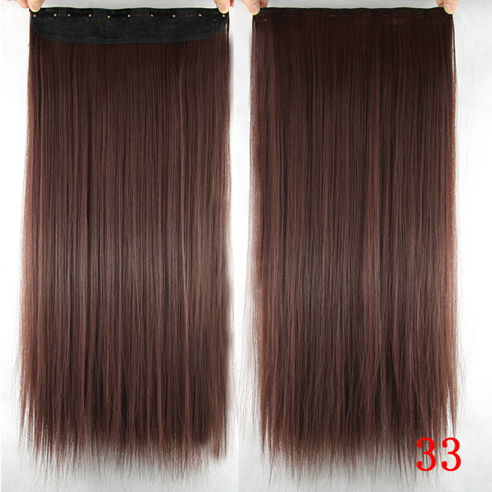 One-piece fake five-clip hair wig - Image 7