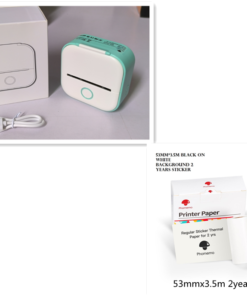 Alternative view of Portable Mini Thermal Label Printer Home Photo Printer Student Wrong Question Printer Bluetooth-compatible Mini Label Printer Price Tag
